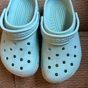 CROCS Blue Sandals with Perforated Design